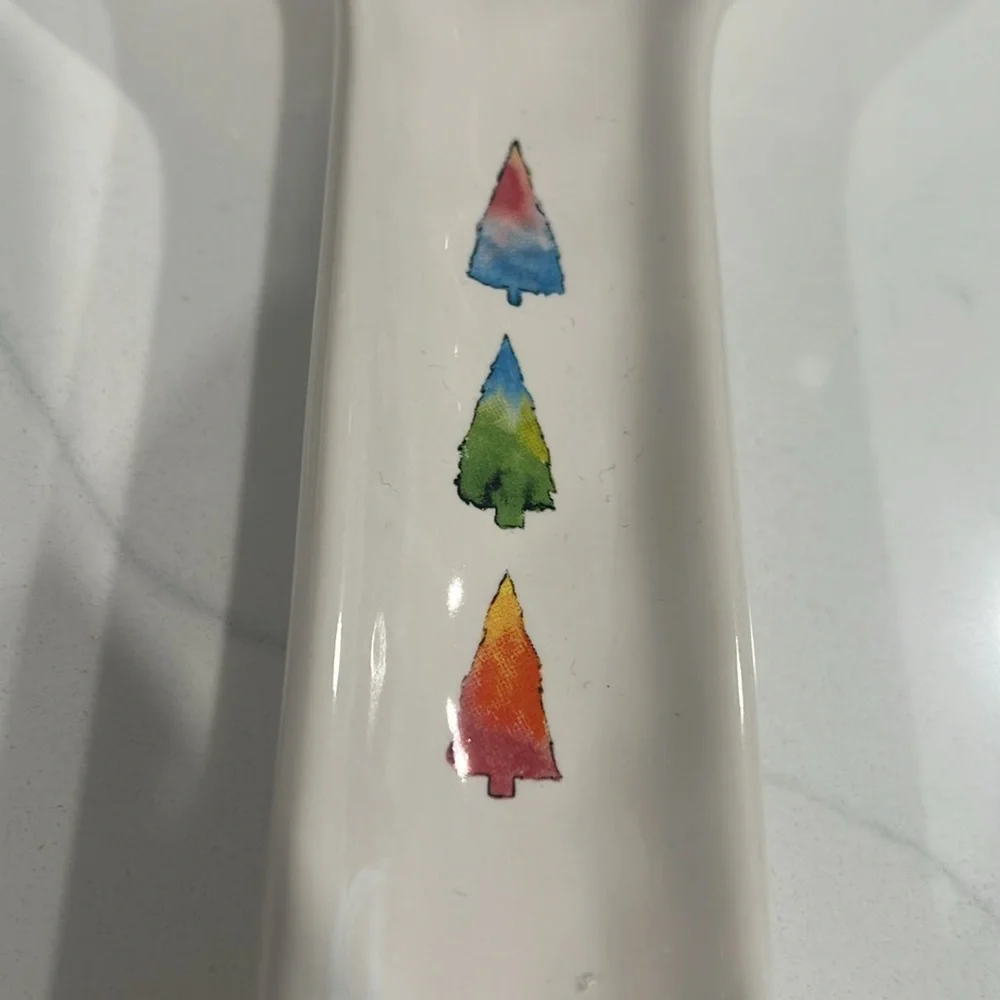 Cute Rae Dunn JOY 🎄⛄️🎁 Spoon Rest!
